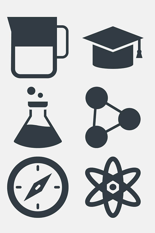 指南针科学技术图标免抠素材