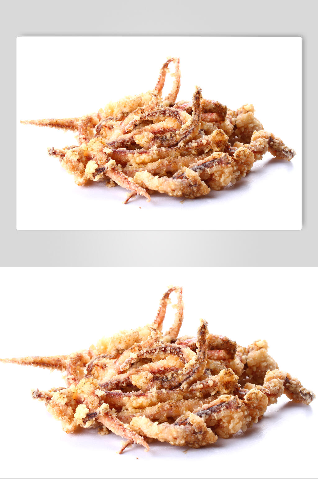 鱿鱼炸鸡美食小吃高清图片素材