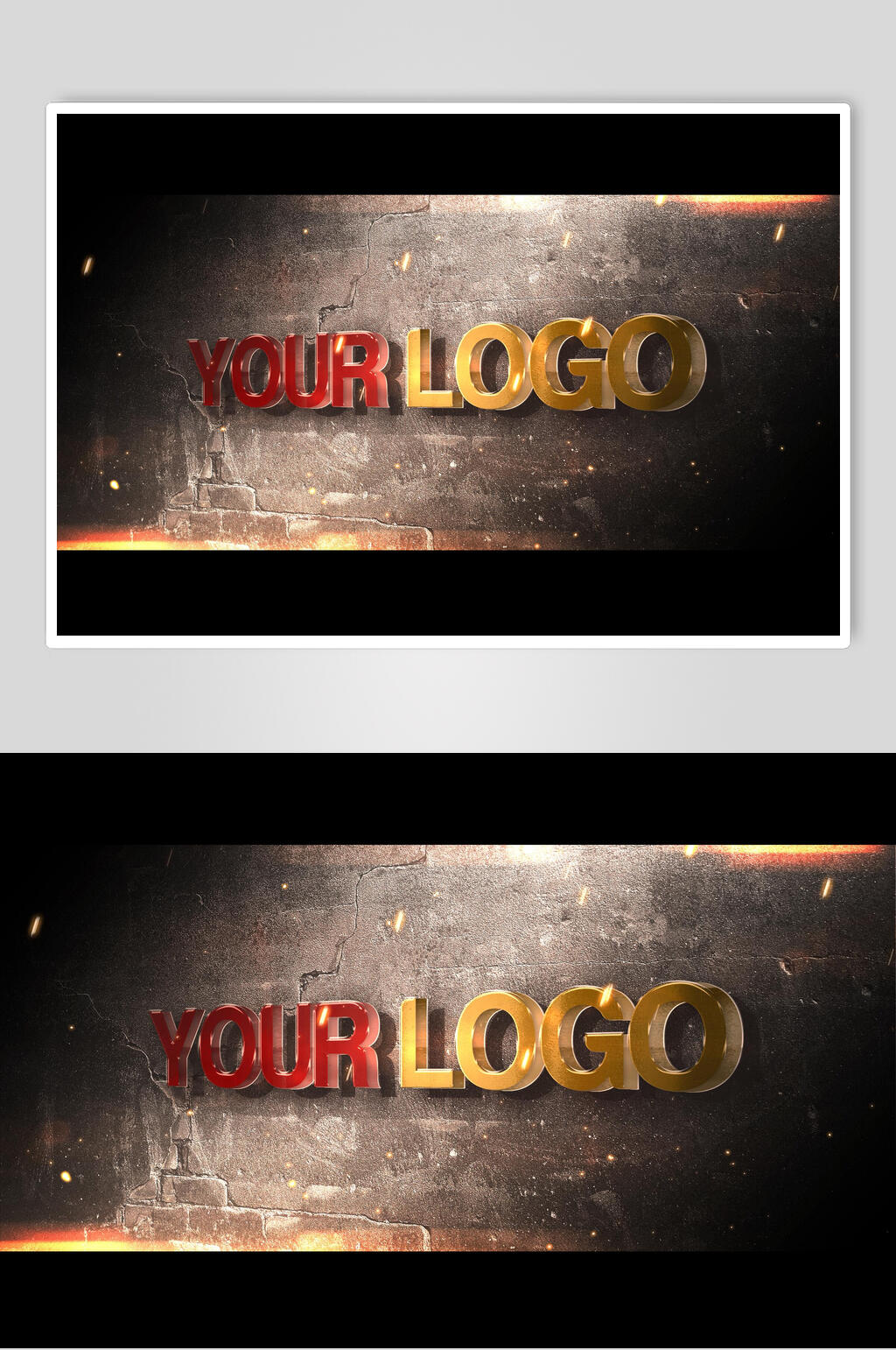 3D立体LOGO样机素材