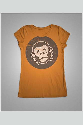 猴子男T恤短袖样机