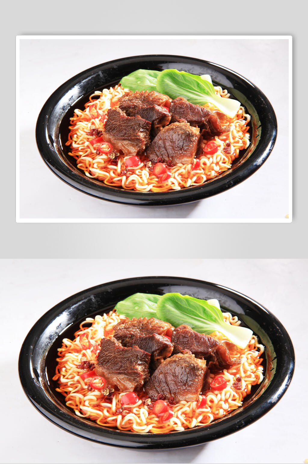 秘制牛肉面重庆小面摄影高清图片素材