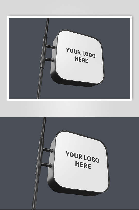 挂牌logo样机图片-挂牌logo样机设计素材-挂牌logo样机模板下载