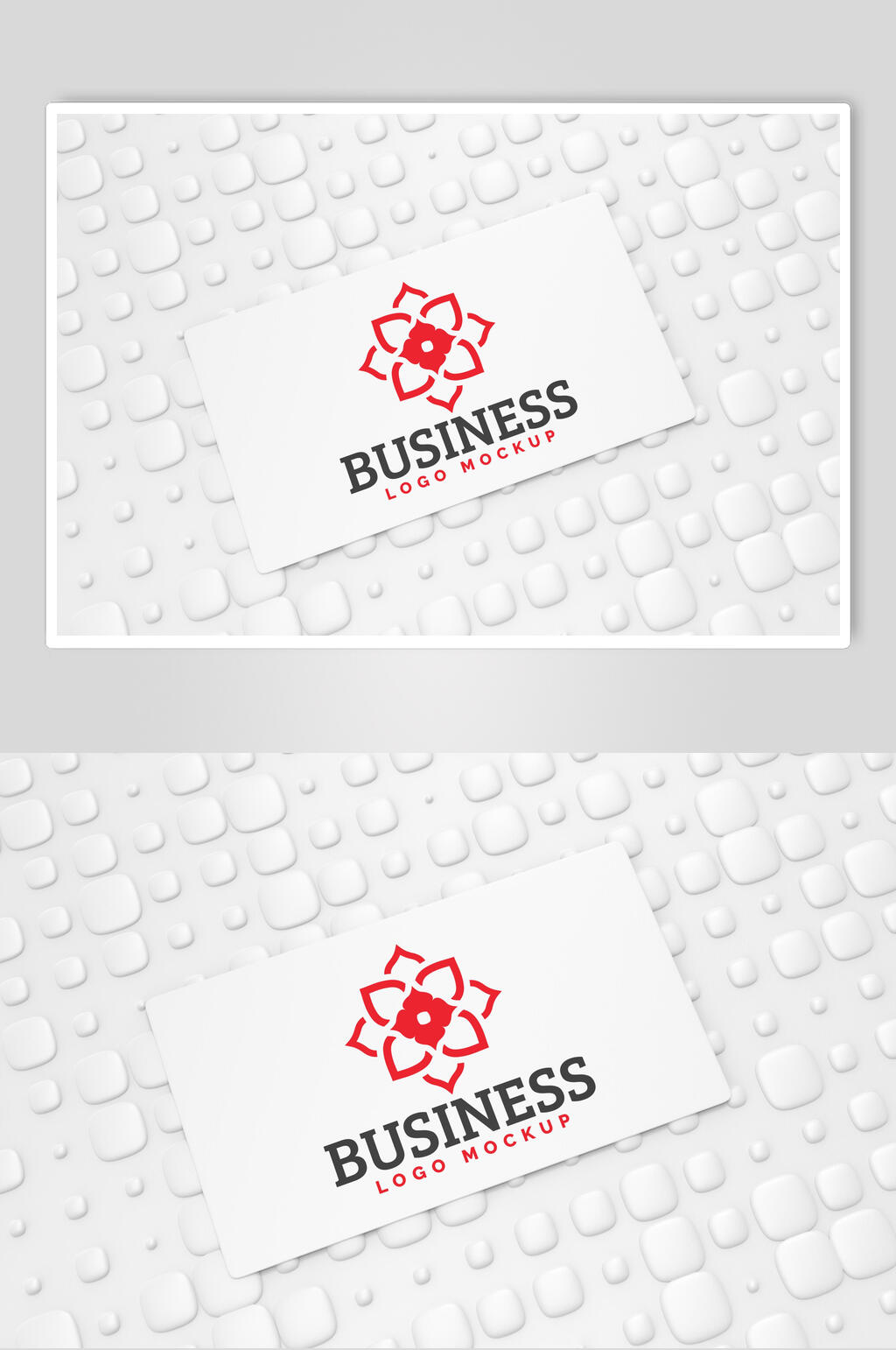 卡片LOGO展示样机素材