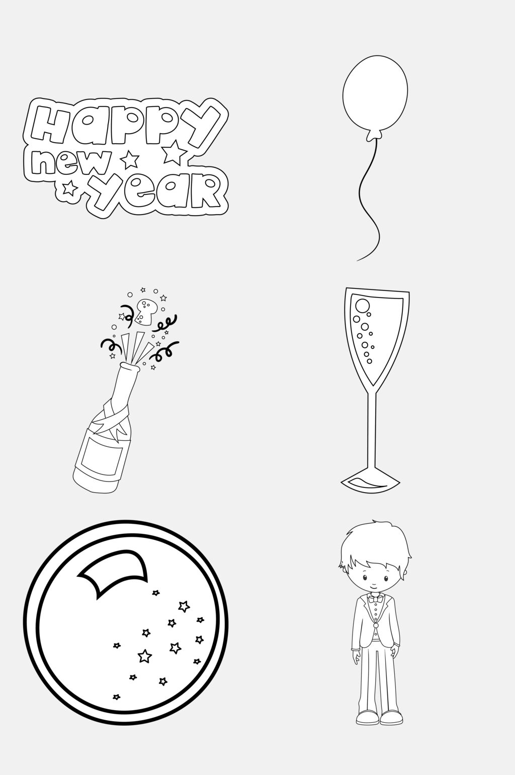 创意气球手绘卡通简笔画免抠素材素材