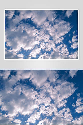 朵朵白云蓝天白云图片