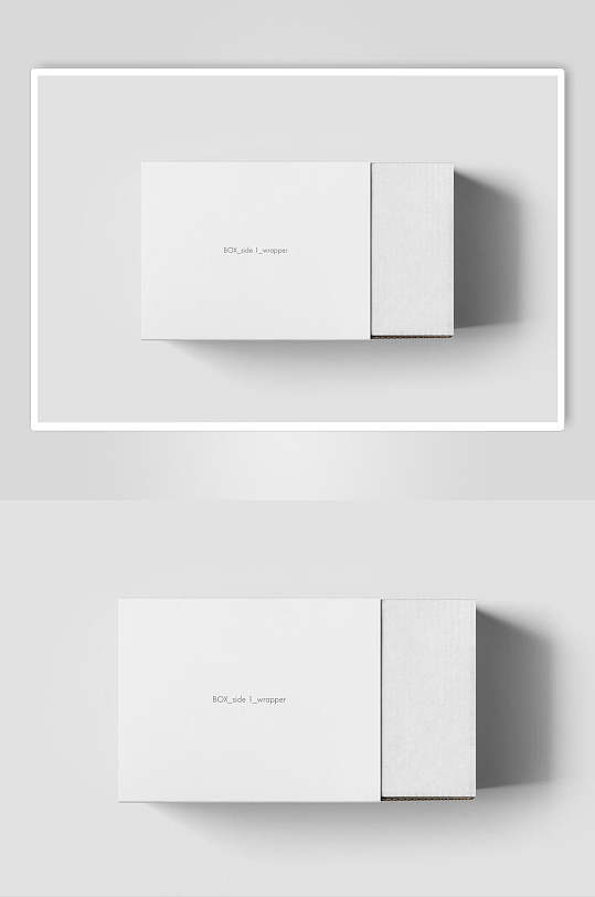 图片-礼盒包装白色样机设计素材-礼盒包装白色样机模板下载-众图网