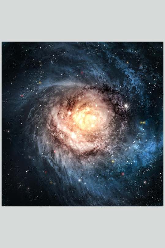 旋转银河系宇宙太空图片