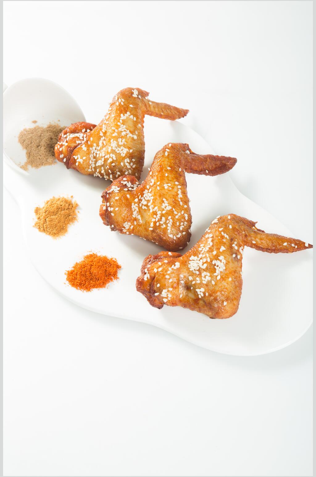 鸡全翅炸鸡美食小吃高清图片素材