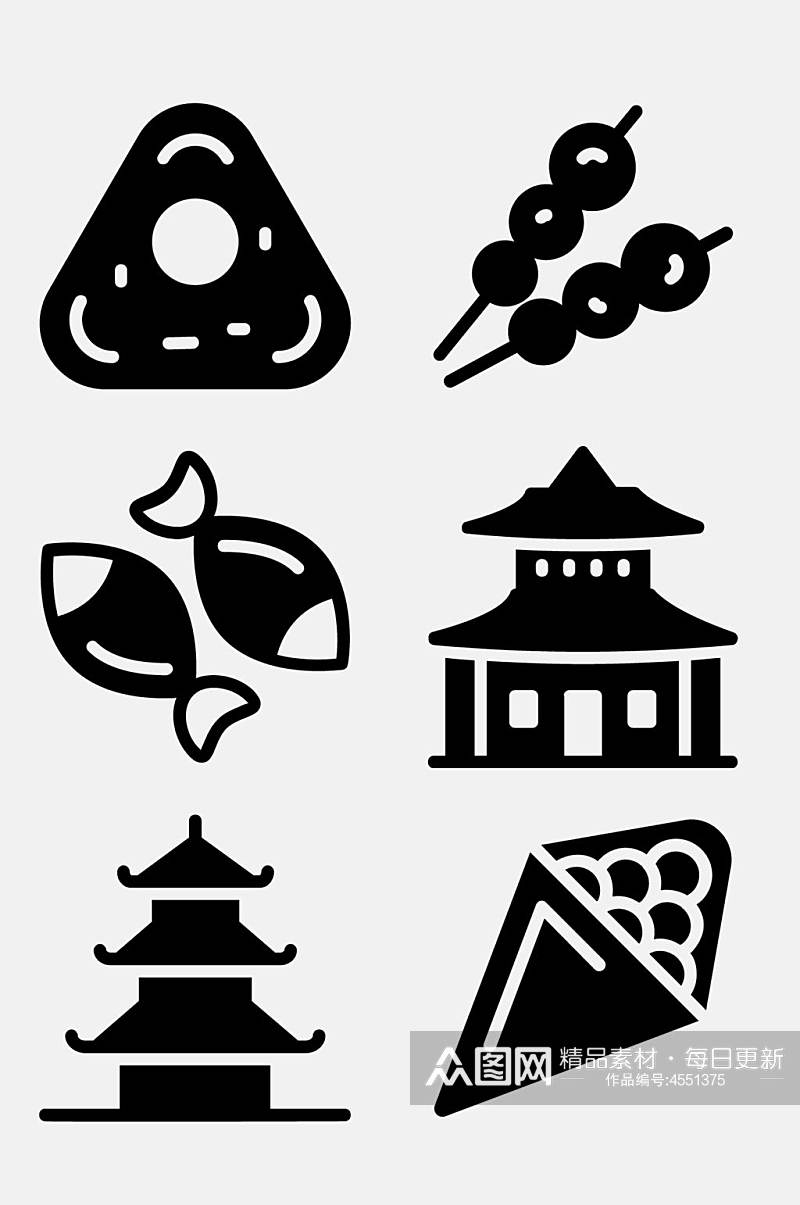 甜筒日本文化图标免抠素材素材