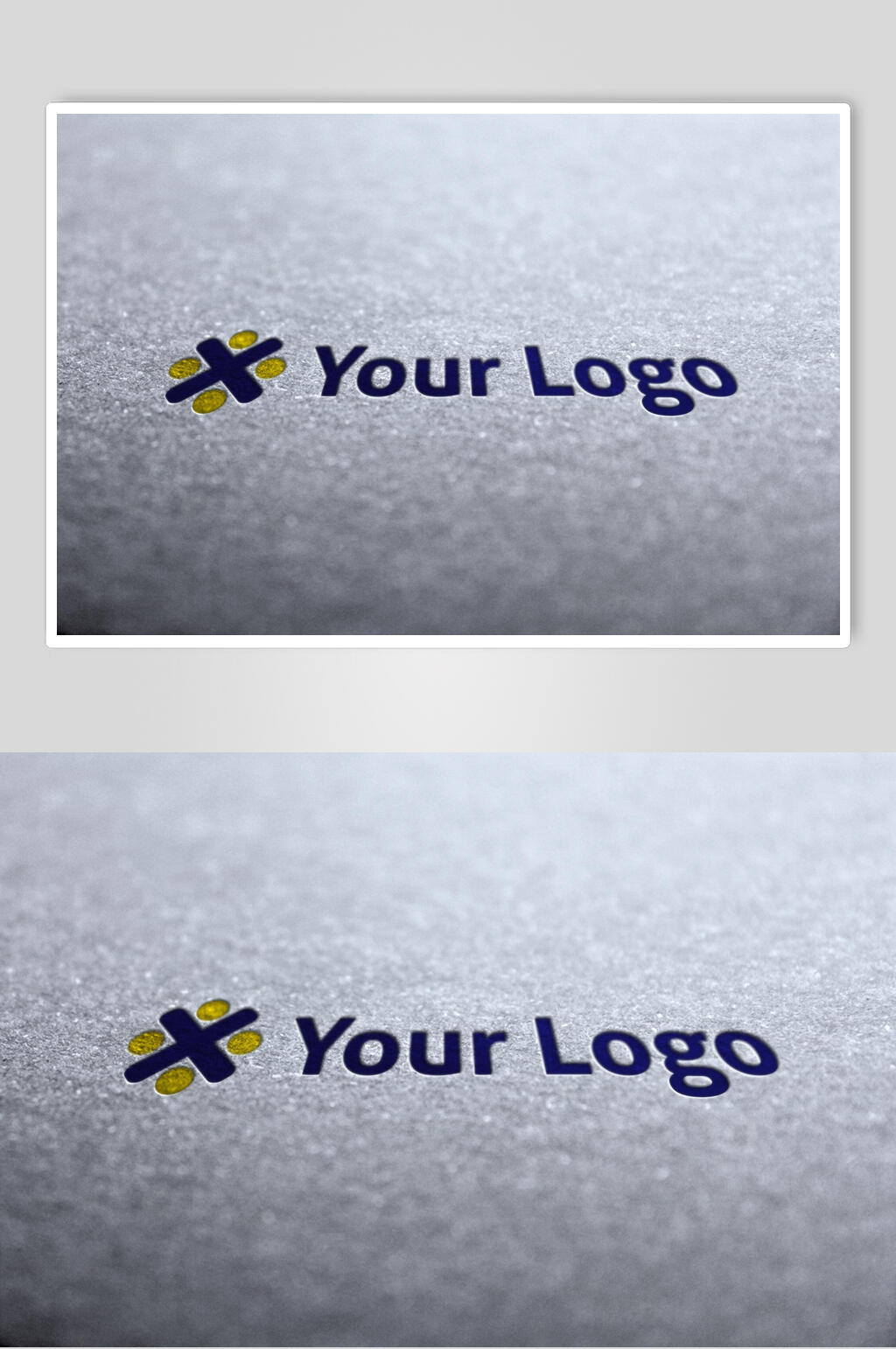 风尚大气立体LOGO样机素材
