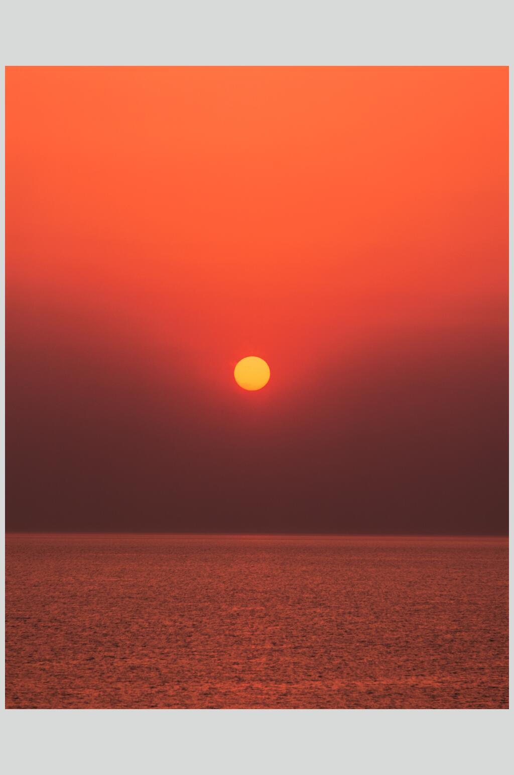唯美经典夕阳落日图片素材