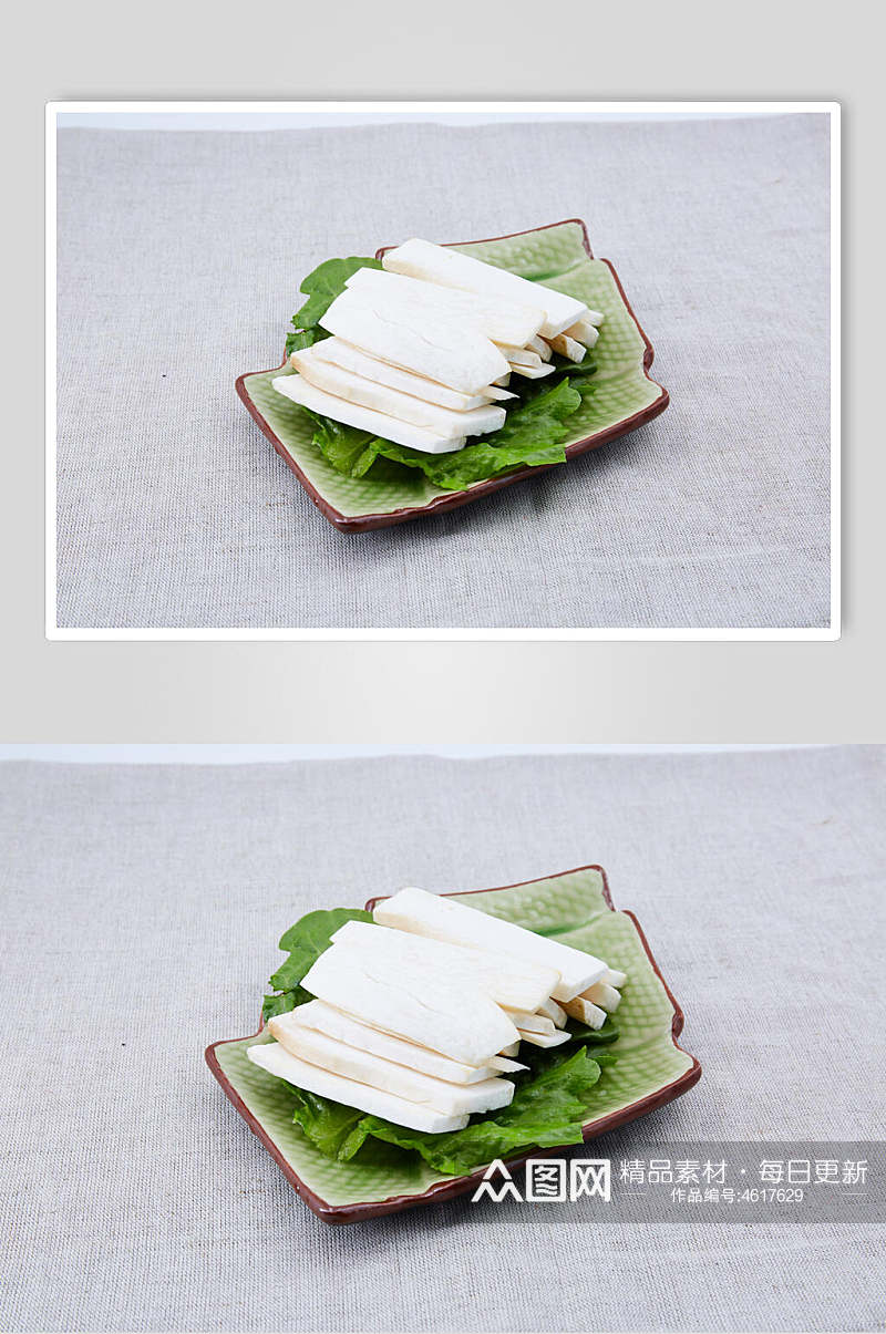 白色素底火锅烫菜图片素材