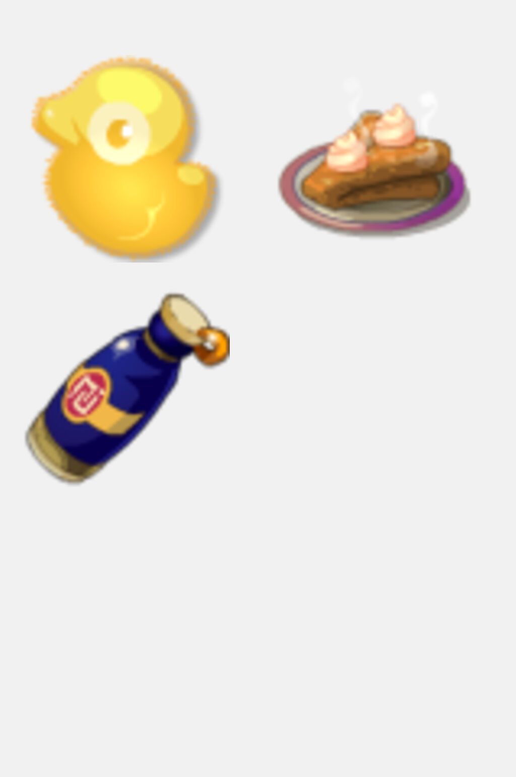 小黄鸭恶魔食物免抠素材素材