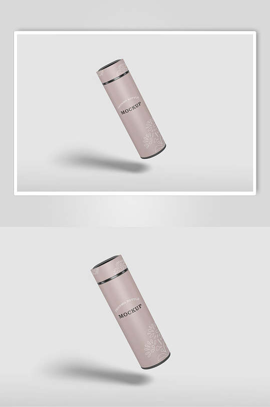 简约保温杯样机