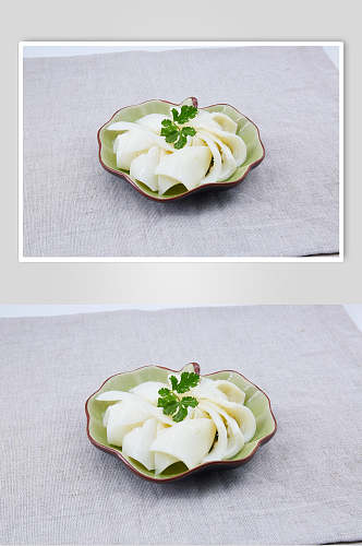 盘子白色素底火锅烫菜图片