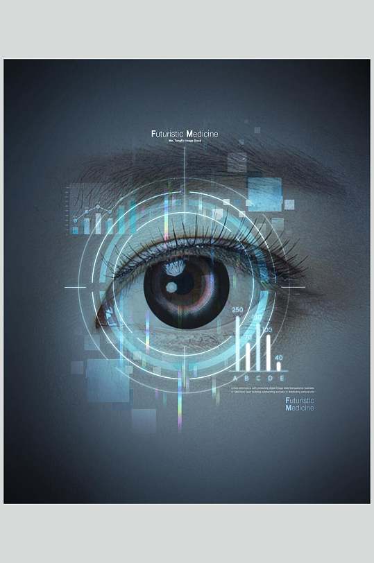 眼睛医疗科技素材