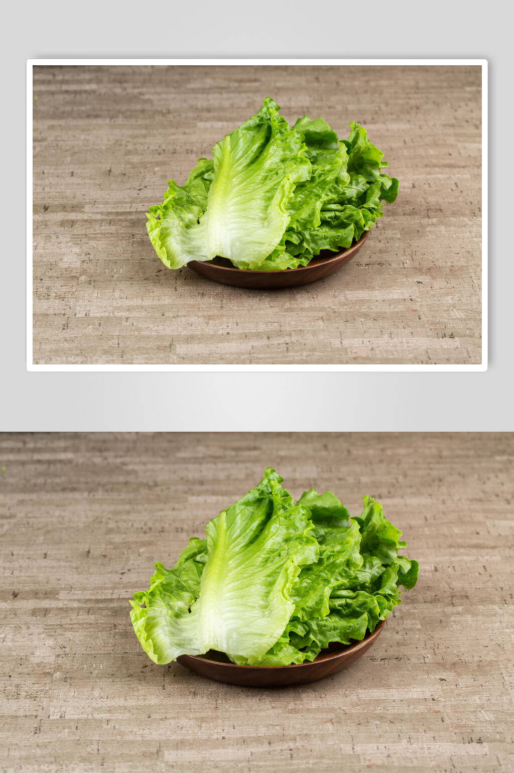 生菜木桌面烫菜摆拍图片素材