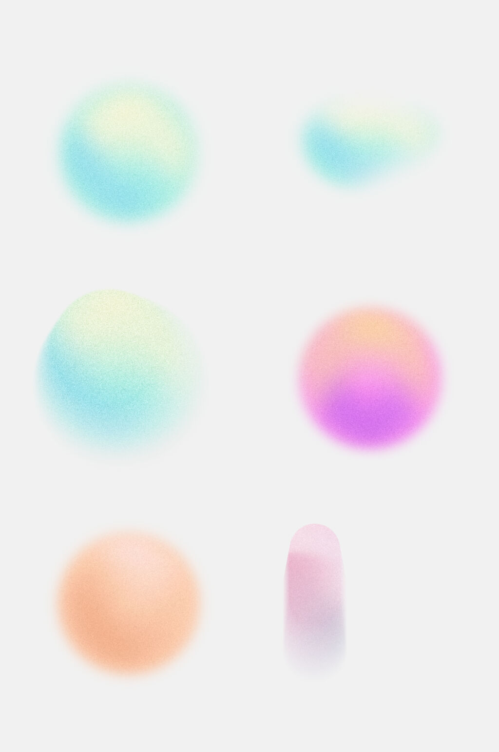 创意时尚炫彩渐变噪点免抠素材素材