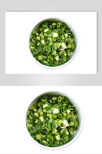 绿色葱花火锅调料图片