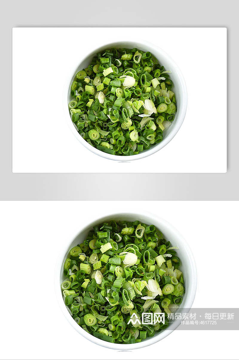 绿色葱花火锅调料图片素材