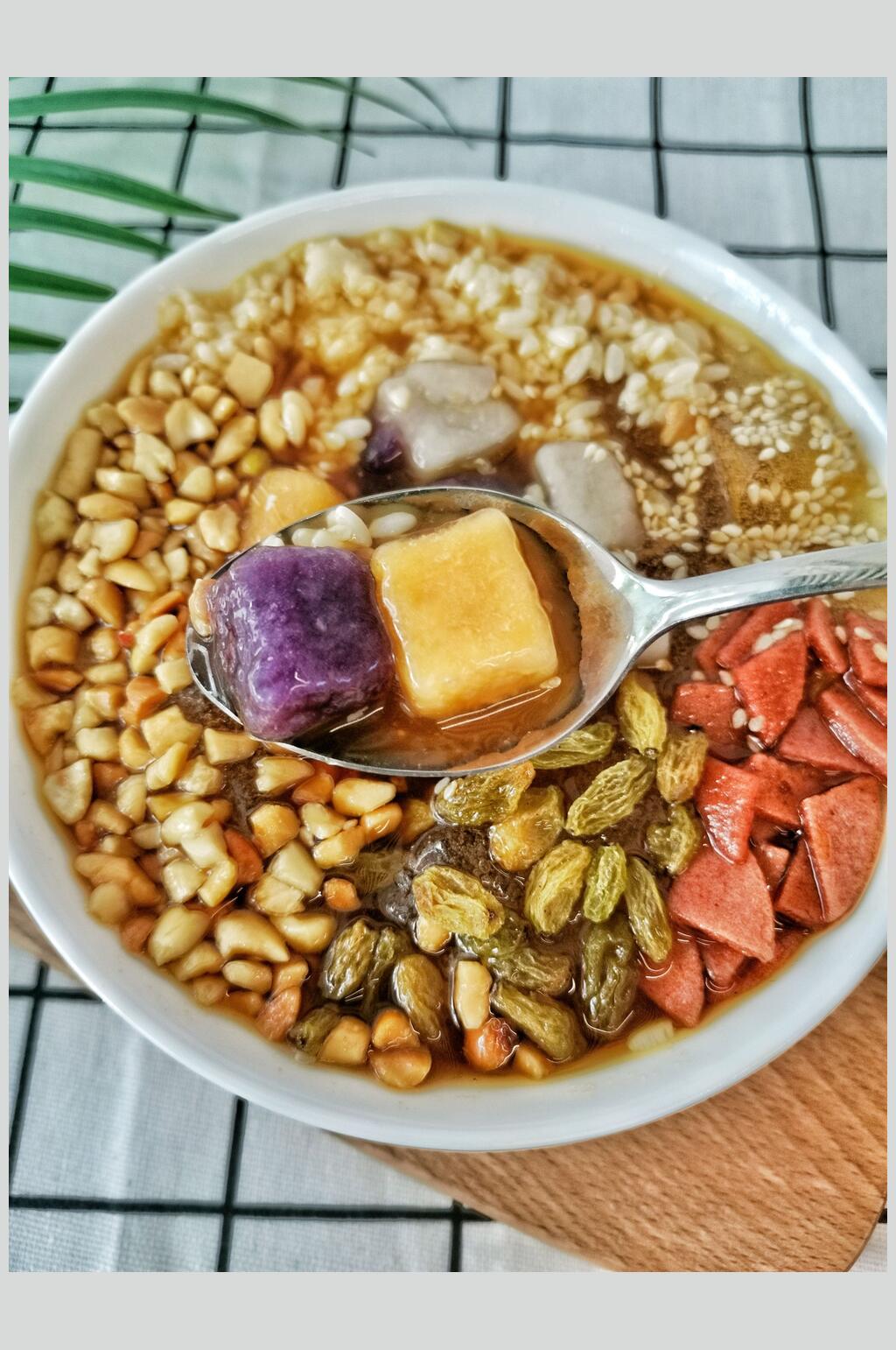 芋圆冰粉甜品摄影图片素材