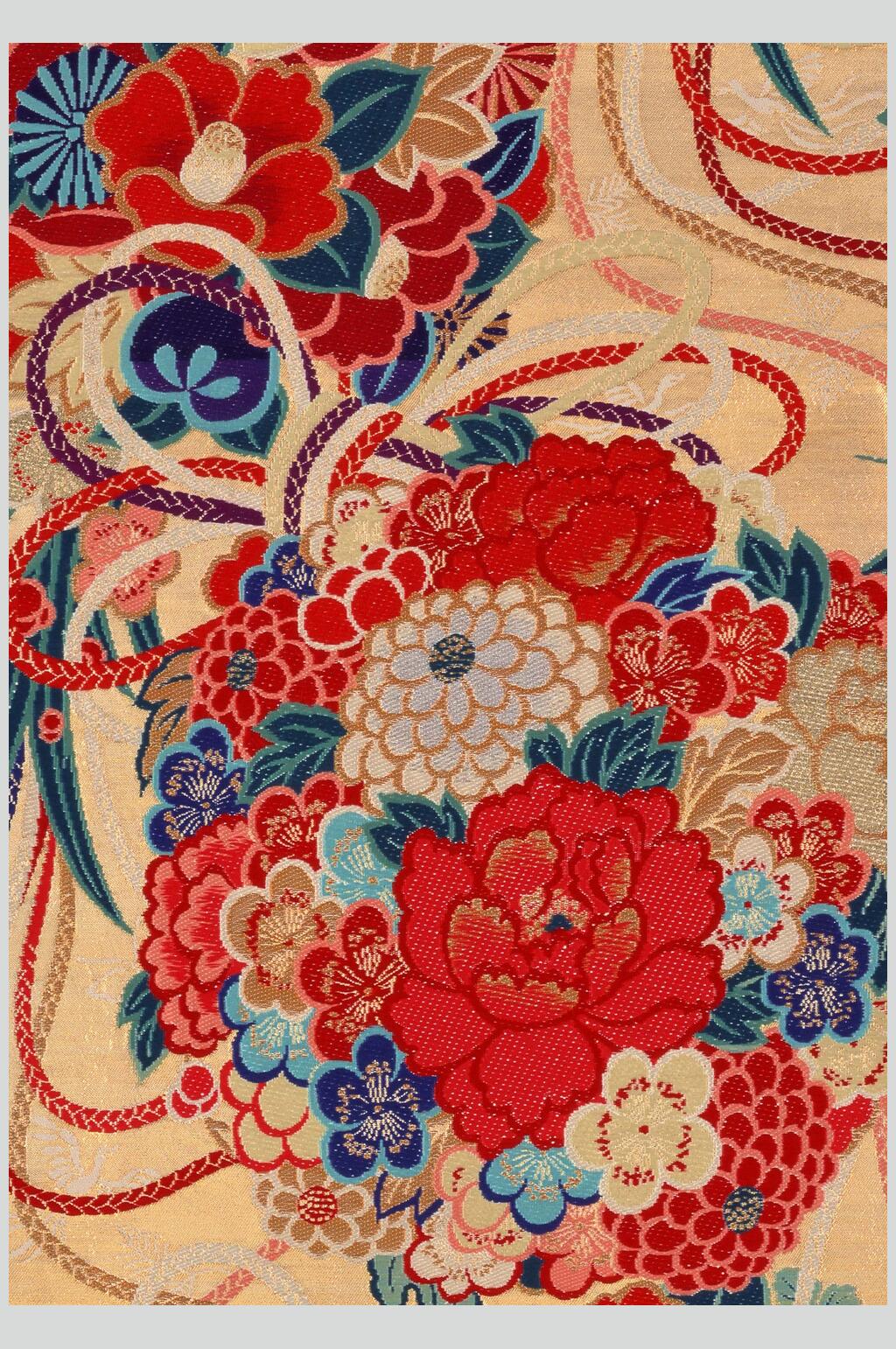 鲜花日式和风图案图片素材
