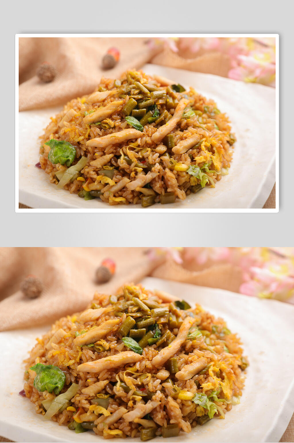酸辣炒饭炒饭图片素材