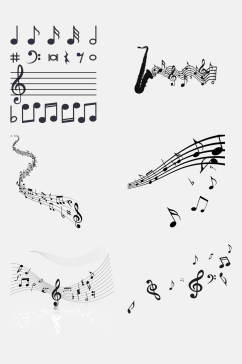 音乐符号免抠素材