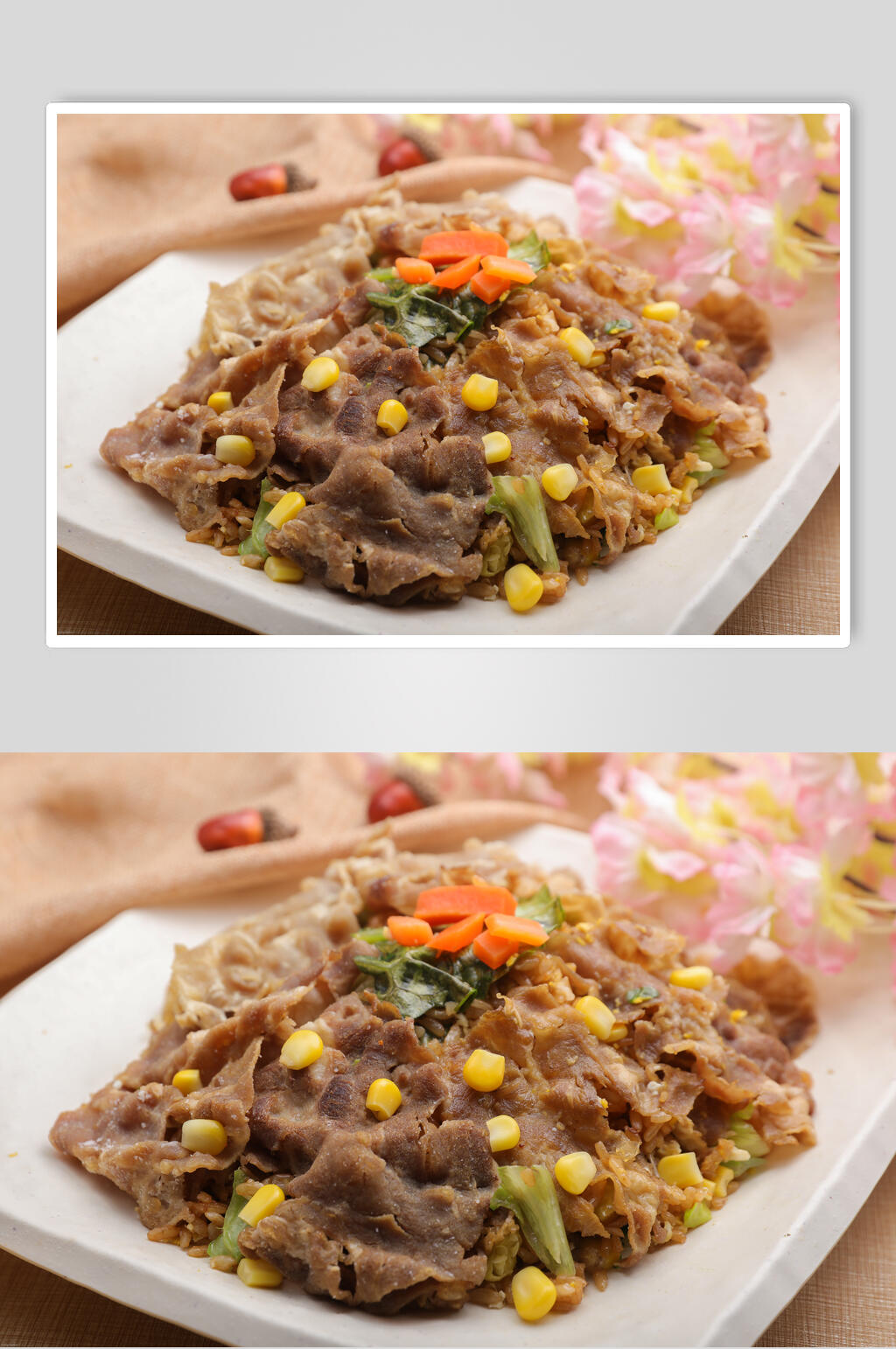 肥牛炒饭图片素材