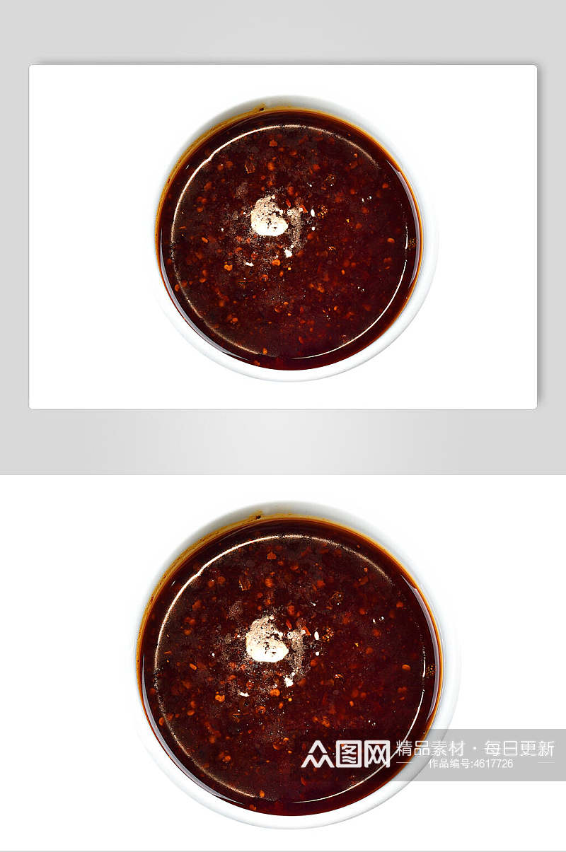 辣椒油配料调料白底图片素材