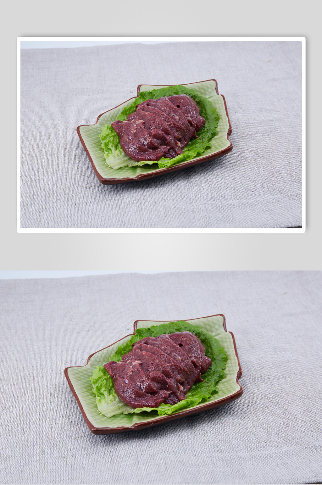 牛肉素底火锅烫菜图片素材