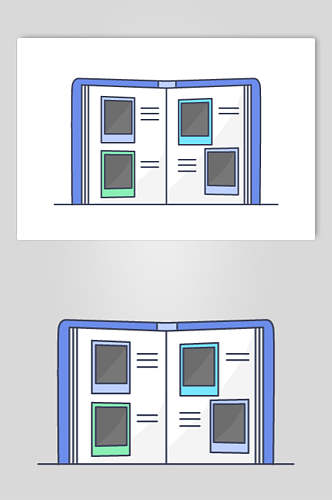 书本APP应用UI图标素材