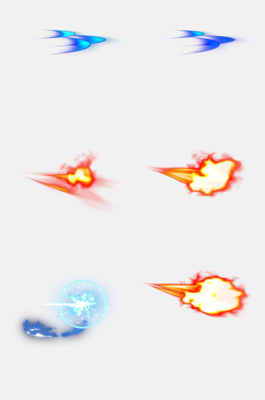 手绘卡通法阵魔力特效免抠素材