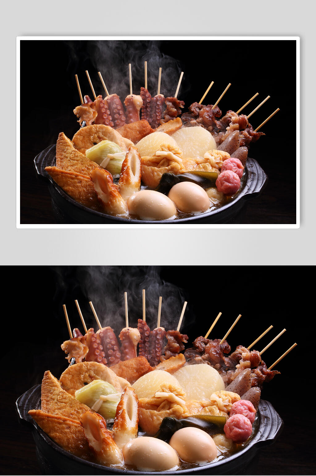 创意章鱼腿海带关东煮串串图片素材