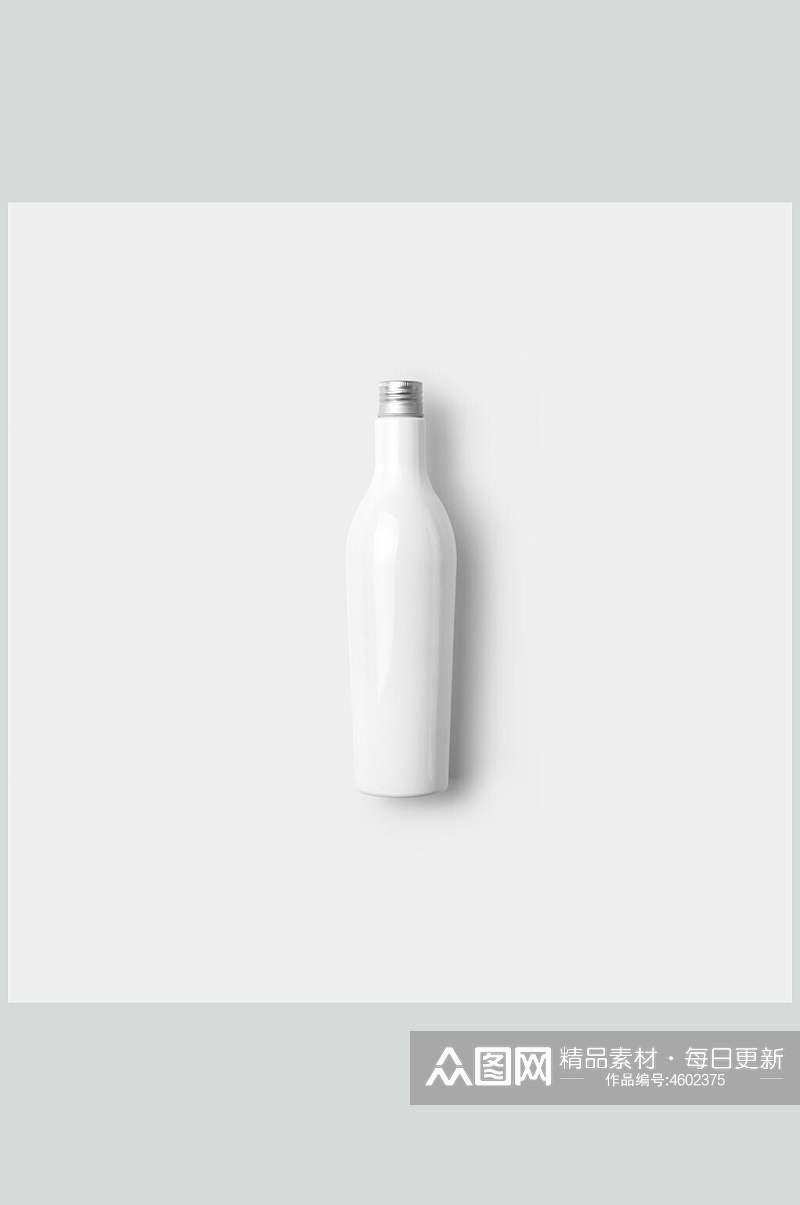 白色瓶子模型贴图样机素材
