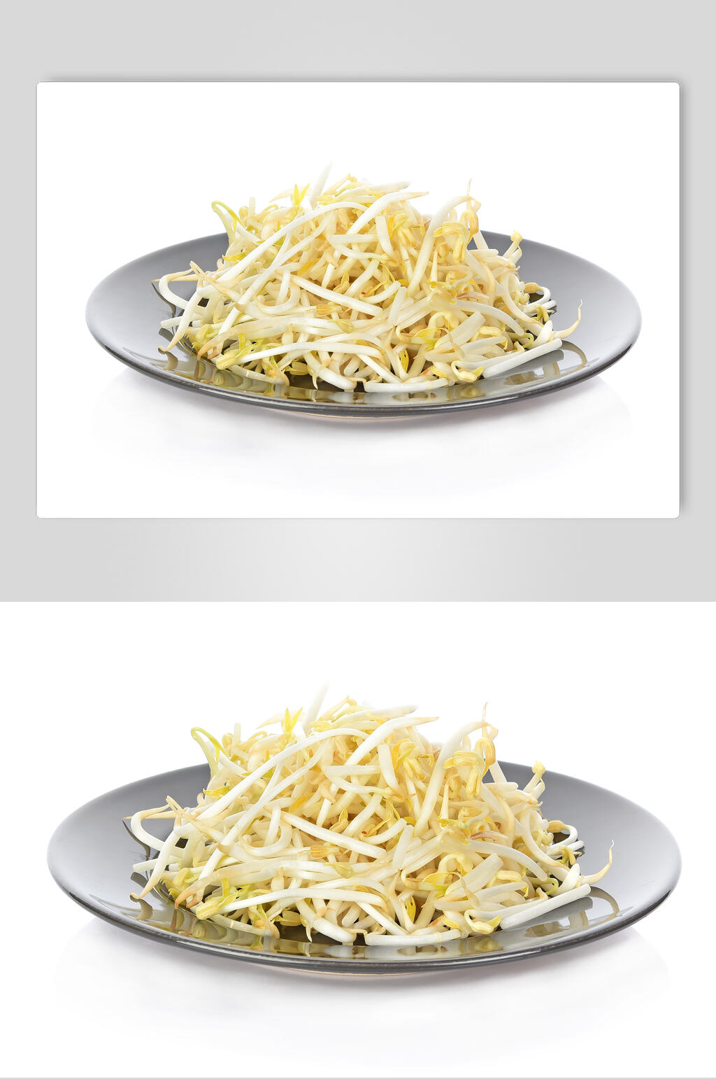 新鲜绿豆芽食品摄影图片素材