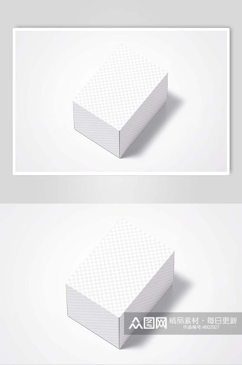 方形盒子矩形盒子样机素材