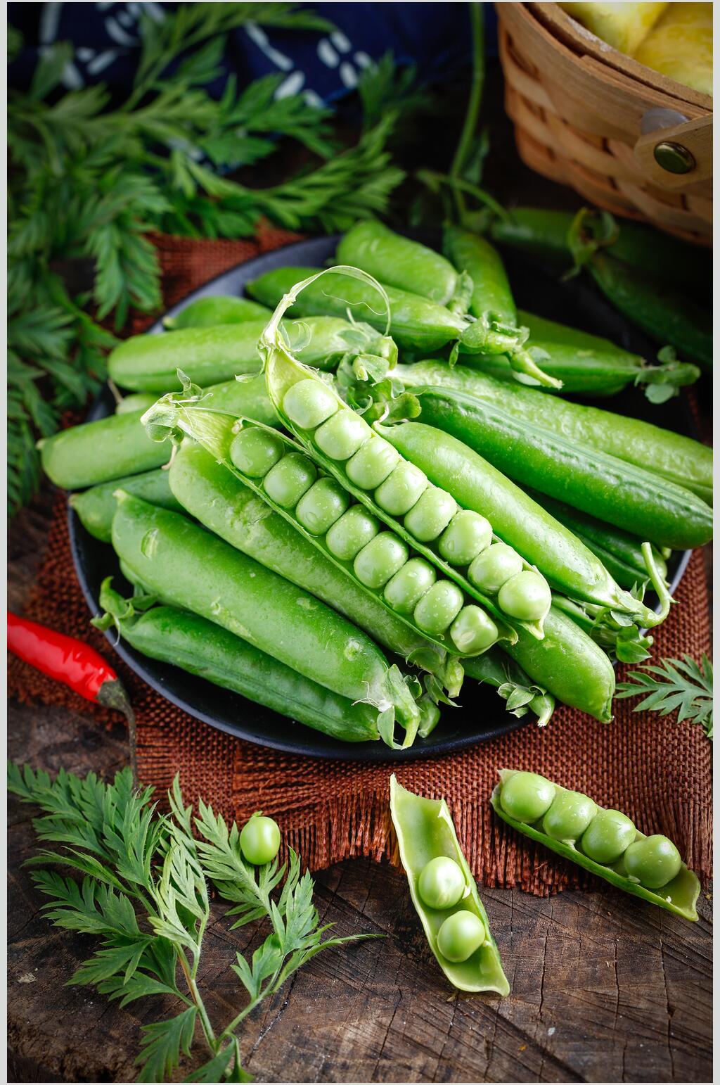 豌豆蔬菜食物高清图片素材