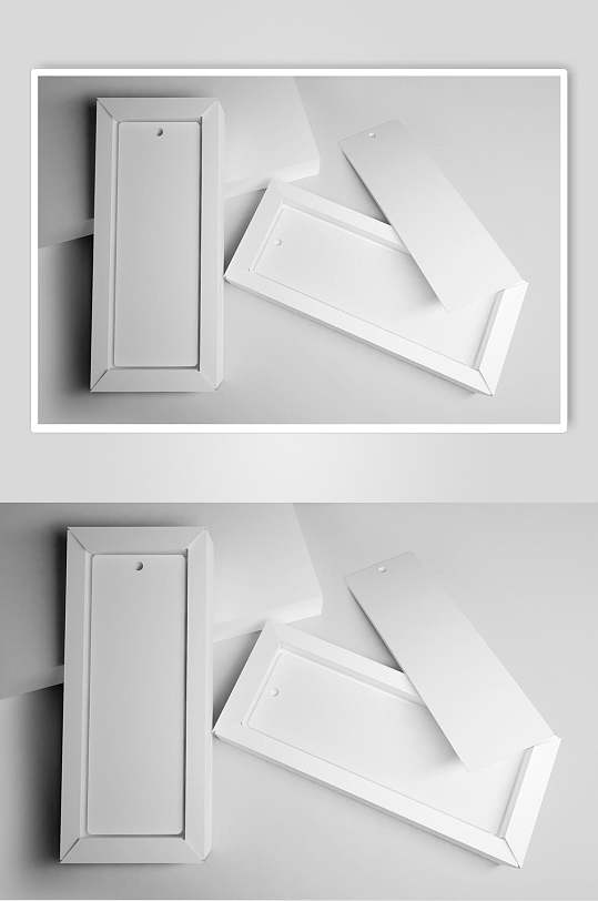 带孔长款书签样机