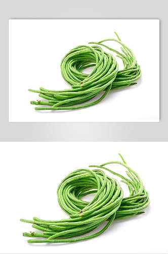 绿色有机长豆角食品图片