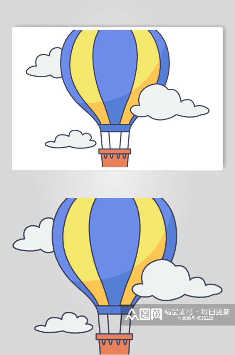 热气球APP应用UI图标素材素材