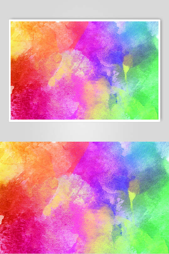 彩色水彩背景图片