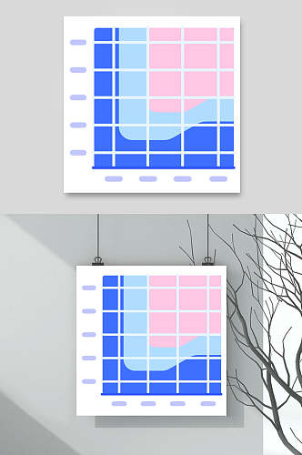 网格图表矢量素材