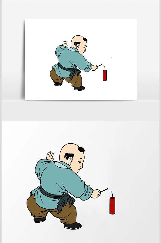 儿童古代古风人物素材