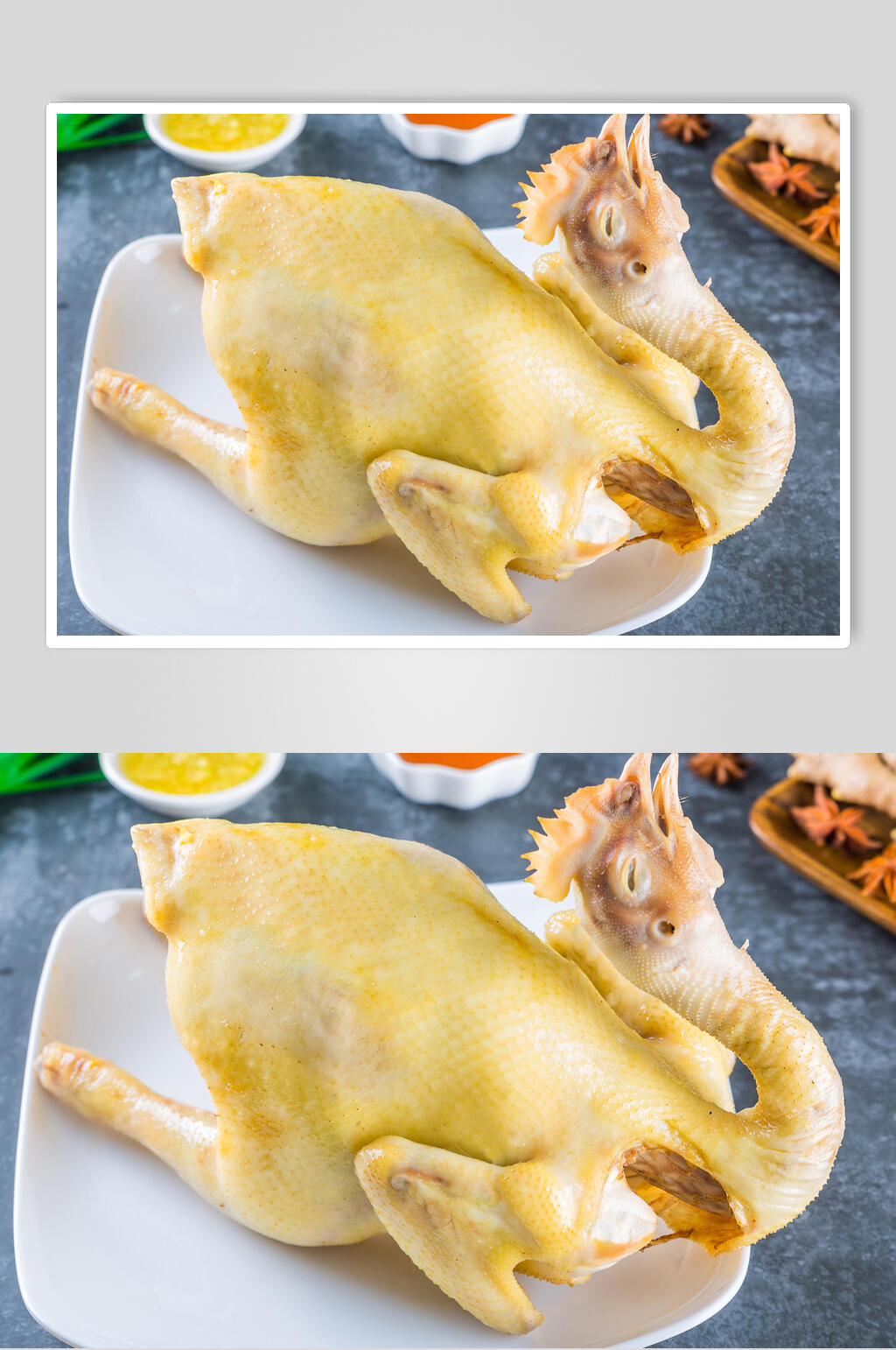 白切鸡美食烧鸭摄影图片素材