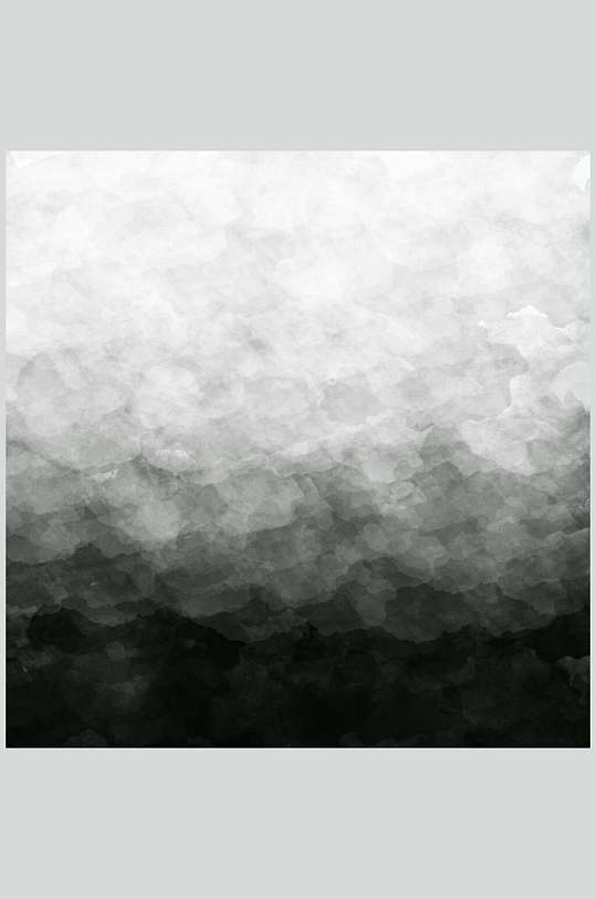 黑白渐变水彩背景图片