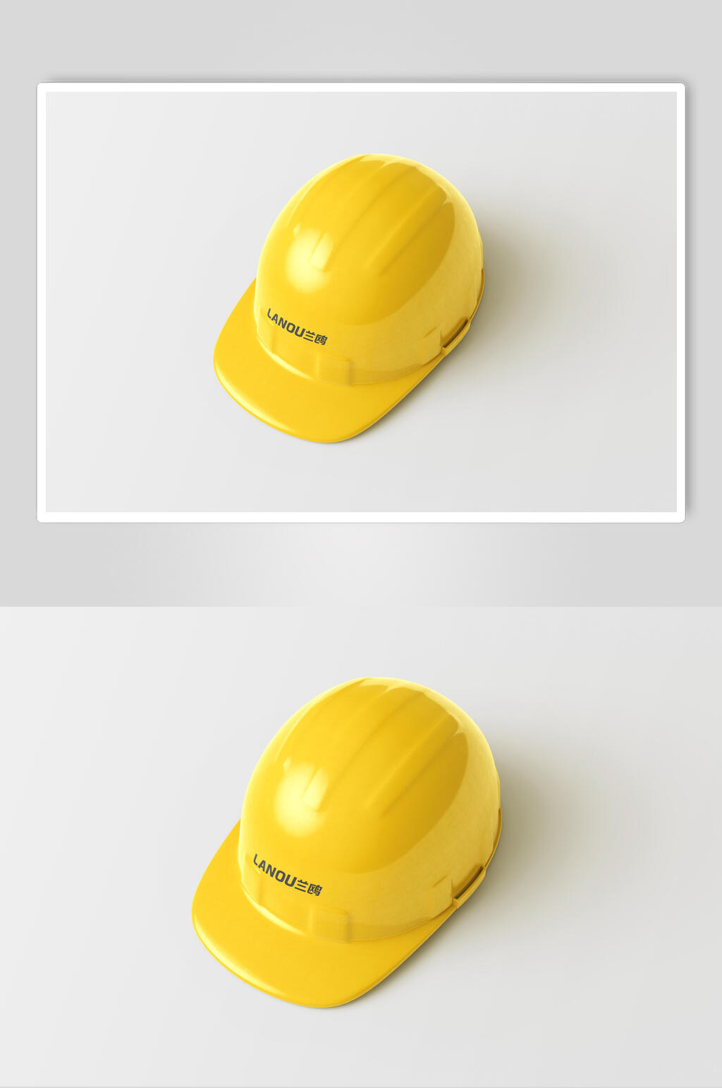 安全帽建筑工地样机素材