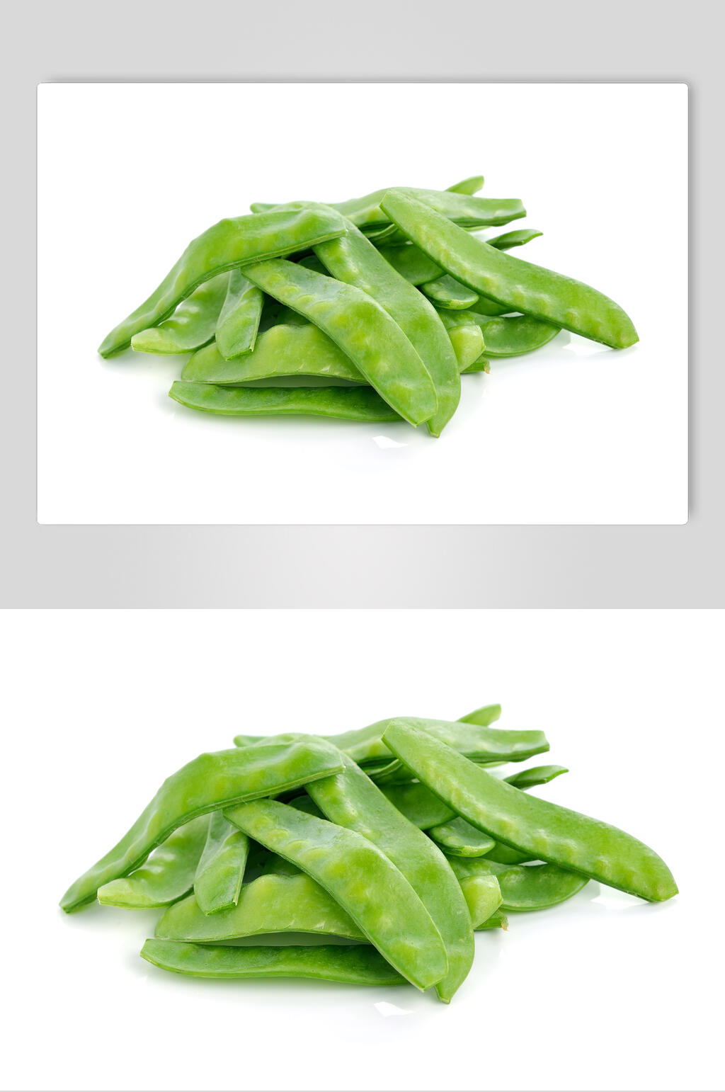 绿色有机荷兰豆高清图片素材