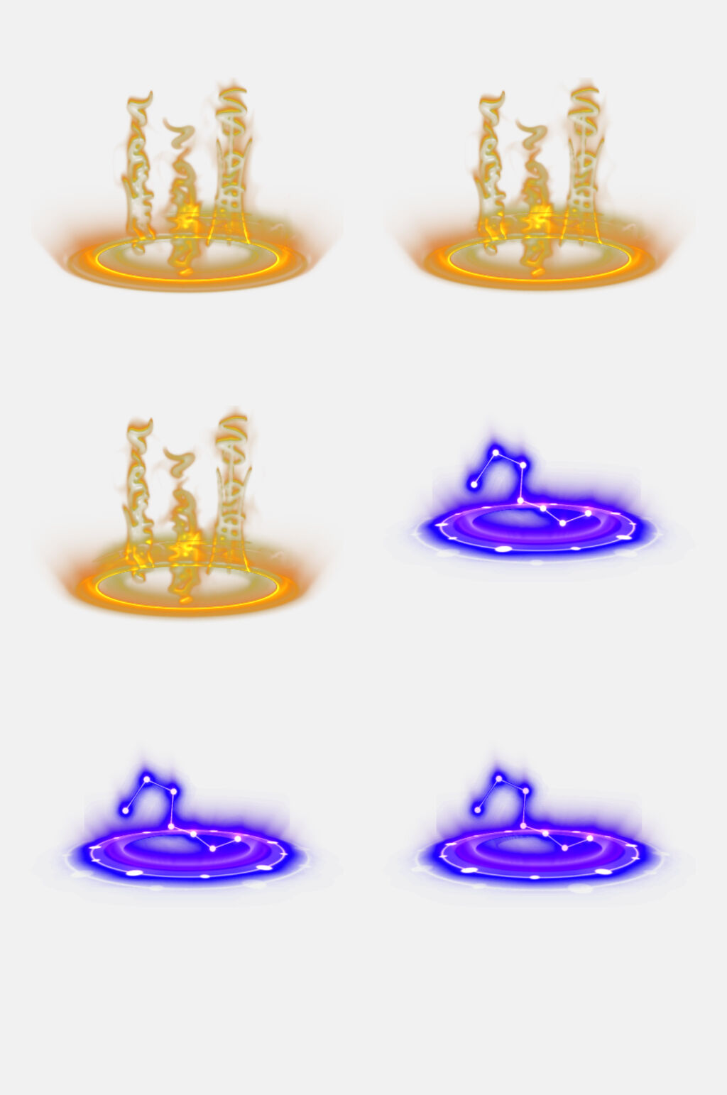 创意卡通魔法特效免抠素材素材