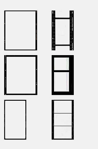 电影胶片边框免抠素材